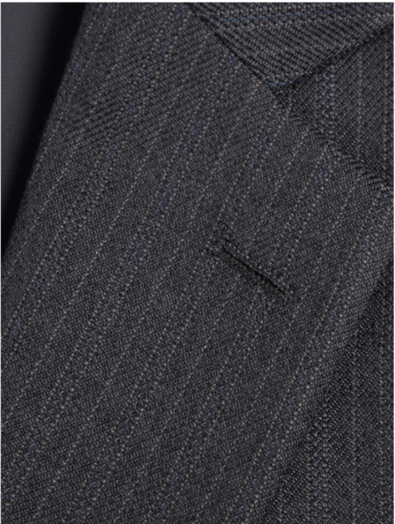 Wellington City Trousers Blue/Grey Stripe 72559/07-2